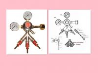 3 ways out CO2 Regulator