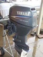 Fairly Used Yamahas 25 HP 4 Stroke F25LC Outboard Motor