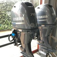 Used 2017 Yamahas F70LA 70HP 4 Stroke Remote Outboard Motor