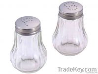 Pear-Shape Glass Condiment Jar, Condiment Bottle