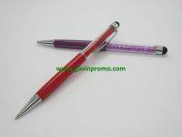 Crystal stylus ball pen