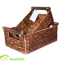 Water Hyacinth Handwoven Storage Baskets HO2001-Home24h