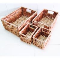 Storage Baskets Natural Water Hyacinth Iron Frame Ho2064-home24h.biz