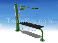 Amusement park fitness equipment for outdoor use