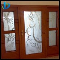 Interior Doors Wood Frosted Glass