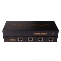 1x4 HDMI splitter extender over cat5 cat6