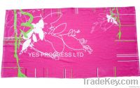 Ethnic Beach Towel With Reactive Printing