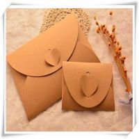 Newly Heart Design Kraft Paper Packaging Envelope 