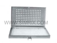Stainless Steel Sterilization Tray  Size 200 X 118 X 15 mm silicone mat