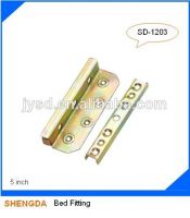 European type thickness 1.5 mm bed bracket hinge (SD1203)