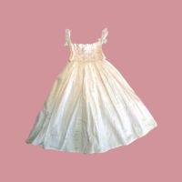 Lovely smocked dresses for children with hand smocking and embroidery