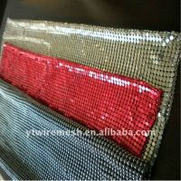 Colored Metallic Sequin Mesh Fabric