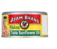 Ayam Brand Flakes Tuna Sunflower Oil 185g