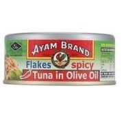 Ayam Brand Spicy Tuna Flakes in Olive Oil 150g