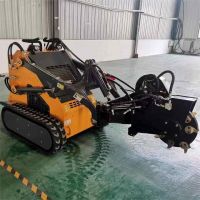 Euro 5 Small Mini Skid Steer Loader 400kg 1 Ton Mini Wheel Loader For Sale Skid Loaders Fast Delivery