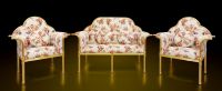 Royal Golden Aluminium Frame Luxury Classic Design Arabian Style Elegant Living Room Home Furniture Sofa Malaysia
