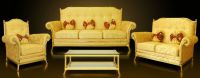 Royal Golden Aluminium Frame Luxury Classic Design Italian Style Elegant Living Room Home Furniture Sofa Malaysia