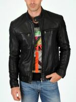 Men Latest 2014 Fashion Leather Jacket