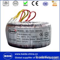 110V 12V Dry Type Toroidal Isolation Amplifier Power Transformer