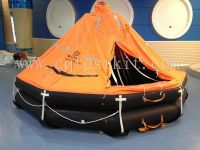 Davit-launching inflatable life-raft Type-D