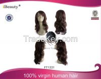 Factory  wholesale  direct real human hair  wigs  no shedding  no tangle