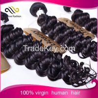 Natural  straight hair  100% human peruvian virgin hair, wholesale virgin peruvian hair