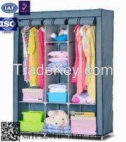 home furniture portable Temporary assemble portable non woven wardrobe furniture outdoor