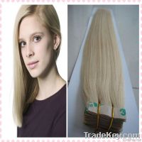 Wholesale 100% human hair virgin skin weft PU tape hair