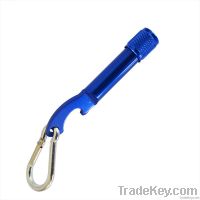 Mini key chain led flashlight with opener
