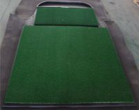 Golf hitting mat AB system suitable for hitting