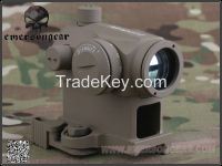 Emerson Airsoft Paintball Hunting Shooting Rifle Scope T1 Red Dot Scope and QD Mount