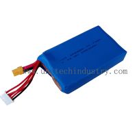 High rate 5C continuous discharge drone lipo battery pack 455585 2550mAh 14.8V 4S1P