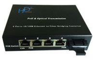 10/100/1000M 802.3af POE Media Converter for HD-SDI CCTV