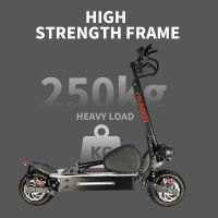 Dual Motor Electric Scooter 60v 5600w For Adult 11inch Off Road Tires Fast Speed