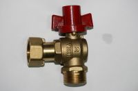 BRASS ANGLE VALVE WITH LOCK HANDLE