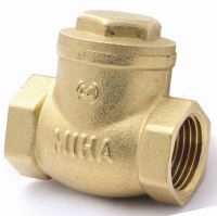 BRASS SWING CHECK VALVE WITH BRASS SEAT MIHA