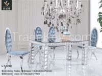 2014 Modern Stainless Steel Dining Table [CT1060]