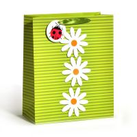 High quality flower paper bag with 3D