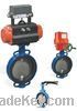 Center line-type flanged butterfly valve