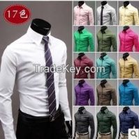 Men casual Long- sleeve shirts