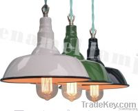 enamel vintage industrial lamp , classic indoor decor lighting