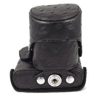 Camera Bags Leather Camera Case Bag For Canon Powershot Nikon Samsung Sony Coolpix