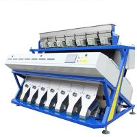 Best sell newest model high output 448 Channels 7 Chutes Vision Dehydrated vegetables and fruit LED CCD optical Color sorter machine