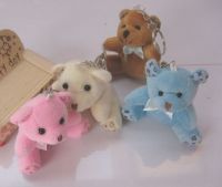 plush promotion bear keychain