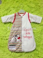 Hot sell promotion custom 100% cotton baby sleeping bag