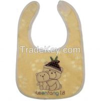 2014 Double layer kids bib organic cotton bib