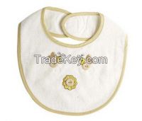 Custom Top quality baby bib white