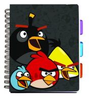 School A5 Angry Bird Spiral Book