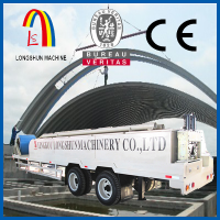 Large span roof system building machine