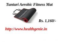 Tunturi Aerobic Fitness Mat, Black and Red 